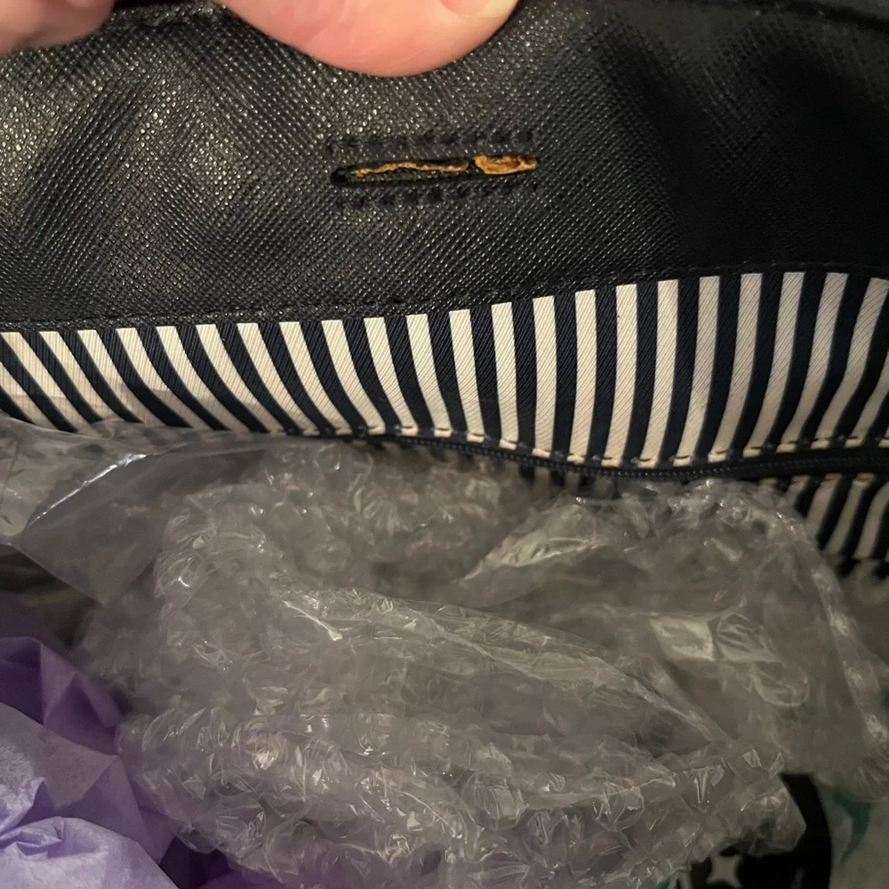 Kate Spade Cedar Taylor Lasercut Navy Tote